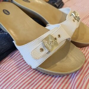 Dr. Scholl's Women's White Sandals